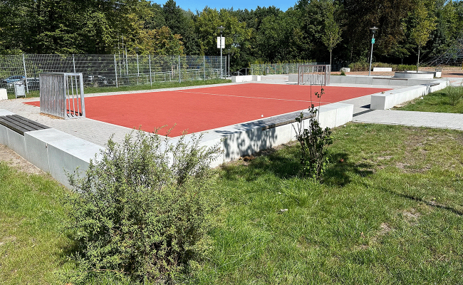 Image - Streetsoccer-Feld auf dem Schulhof der OBS Belm
